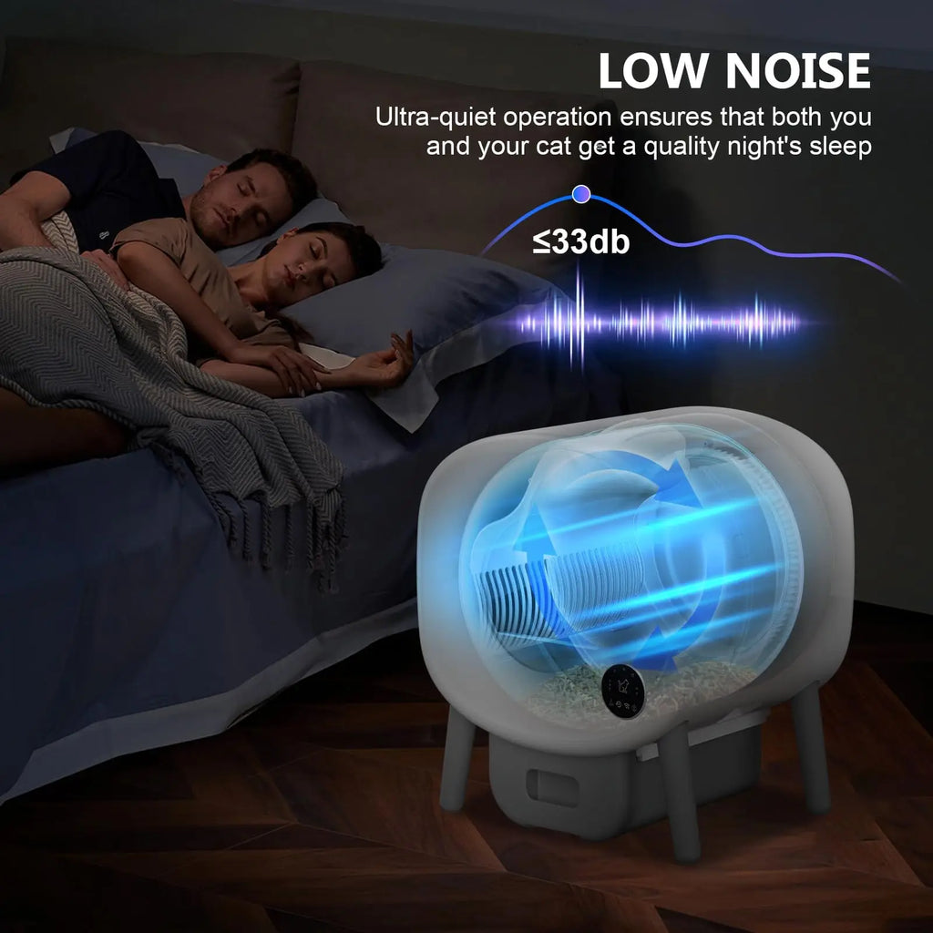 Smart Self Cleaning Cat Litter Box,