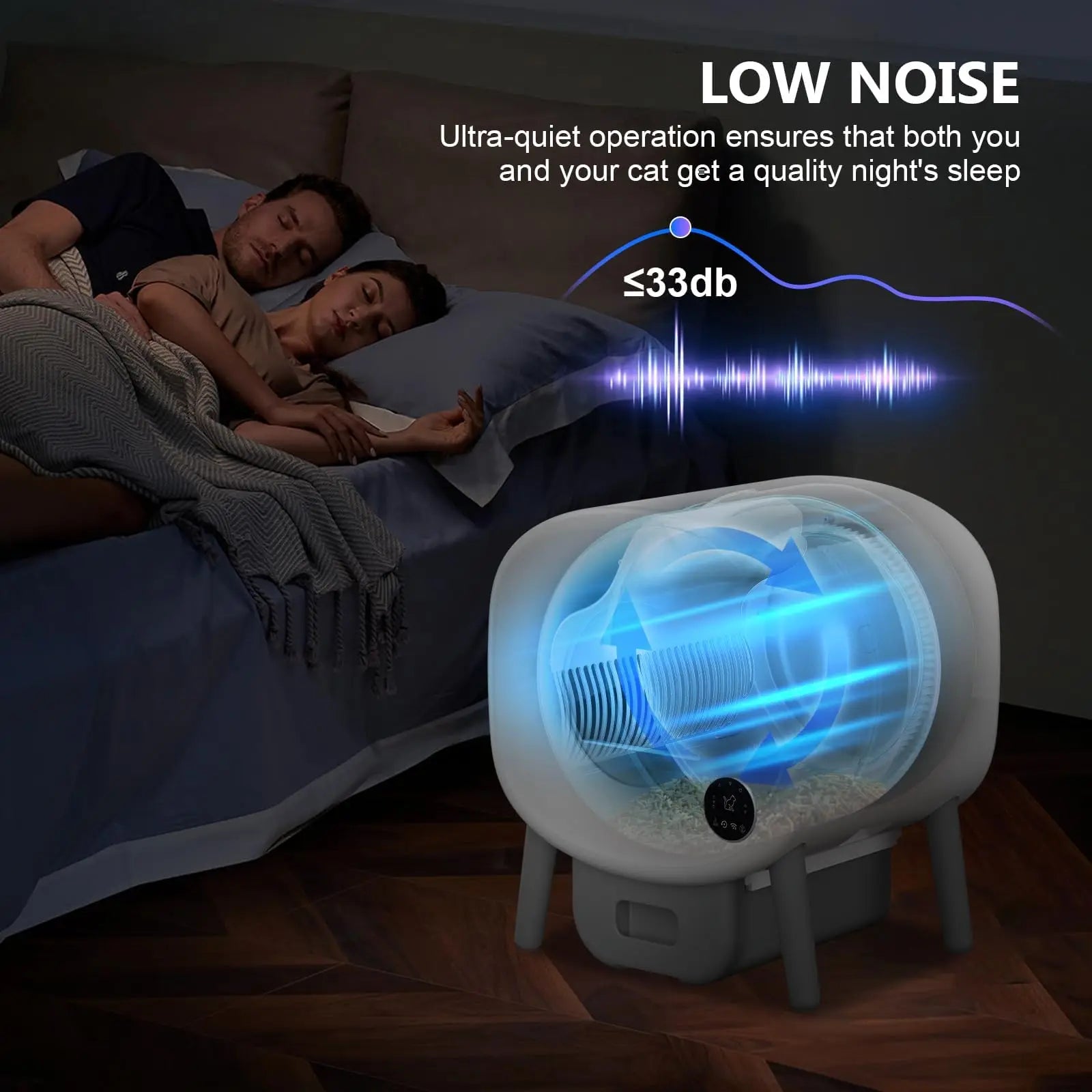 Smart Self Cleaning Cat Litter Box,
