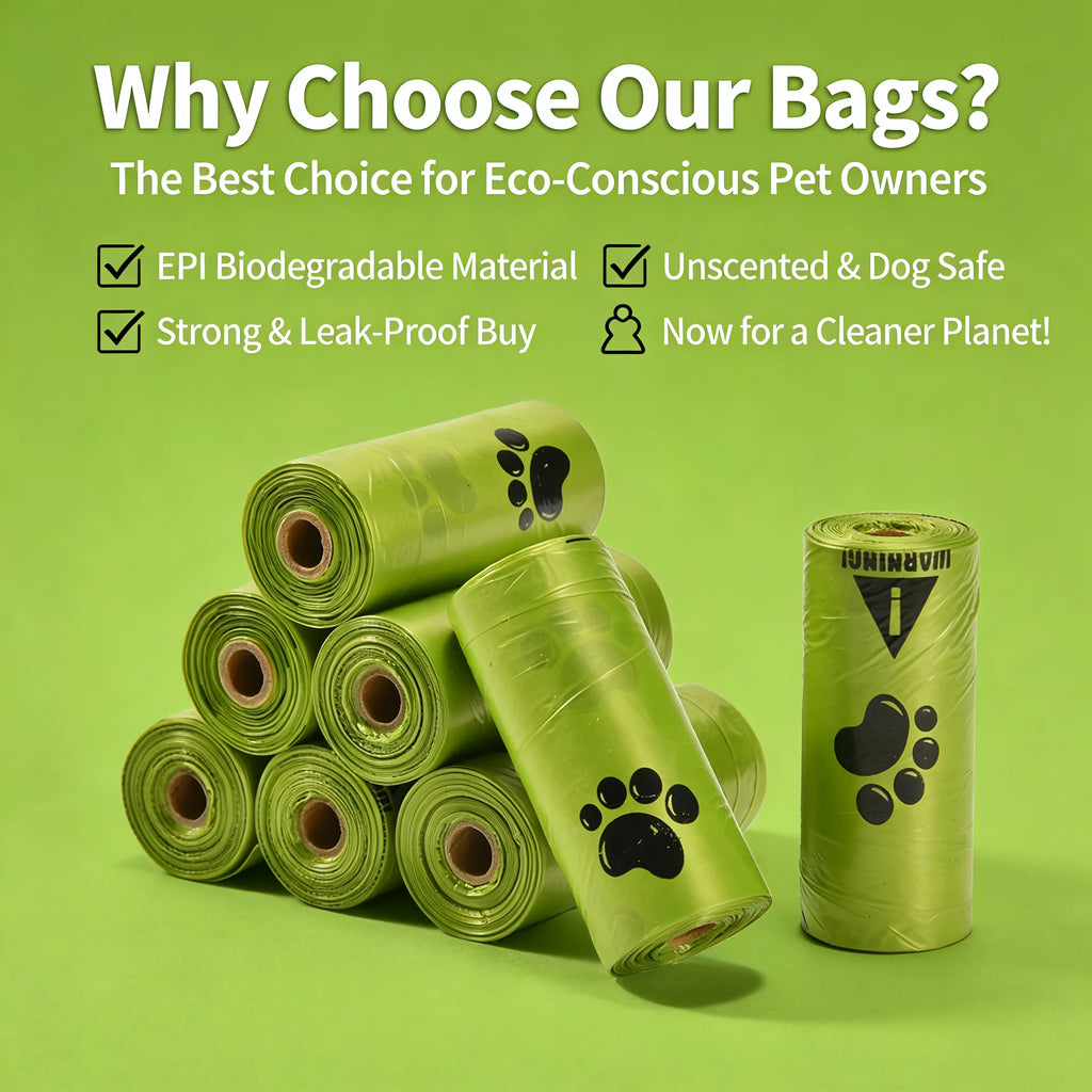 Eco-Friendly Dog Poop Bags Leak-Proof Extra Thick r