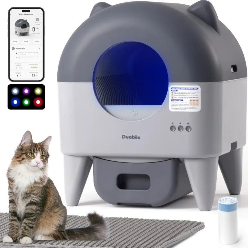 Automatic Cat Litter Box Extra Large Self Cleaning