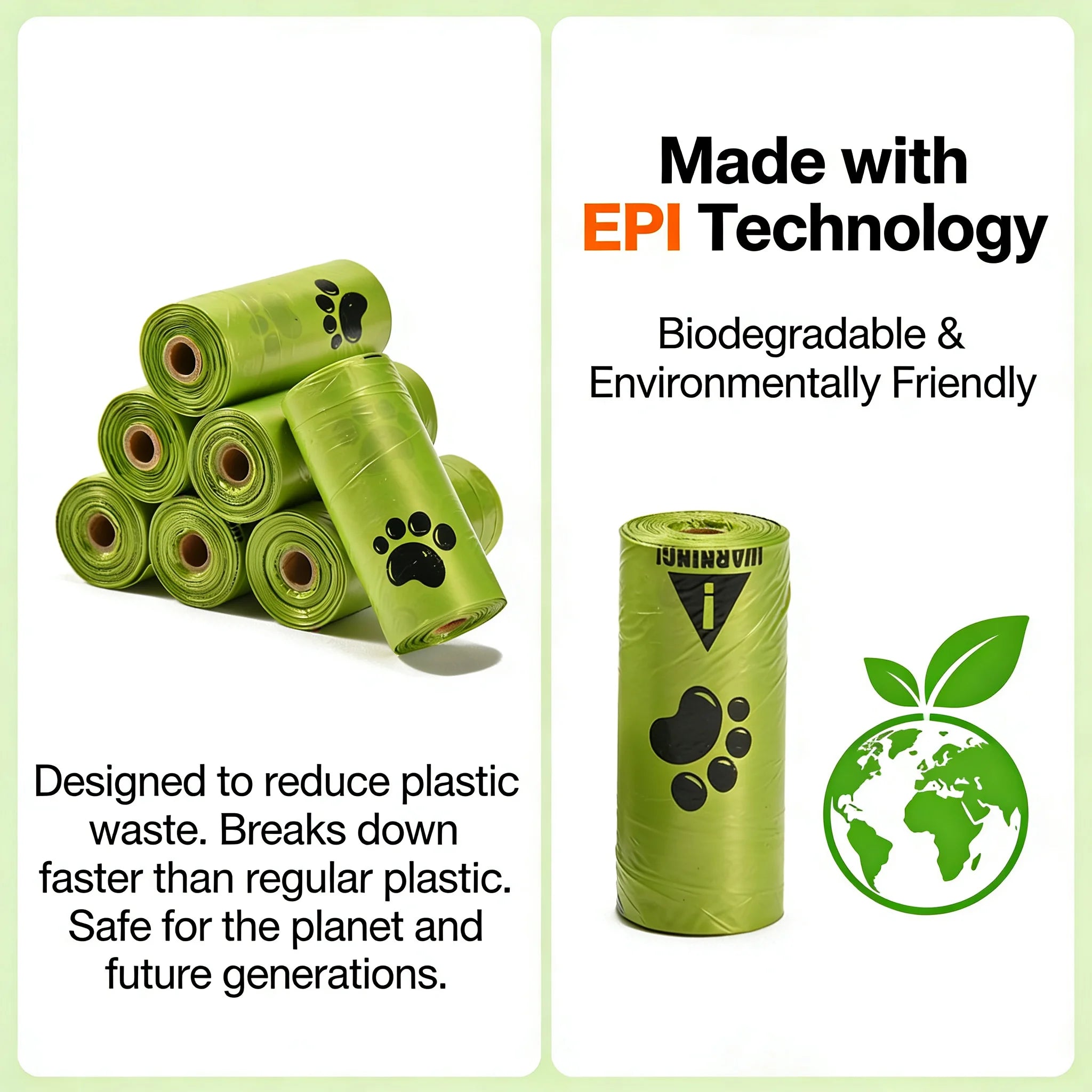 Eco-Friendly Dog Poop Bags Leak-Proof Extra Thick r