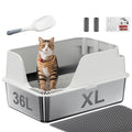 Stainless Steel Cat Litter Box,
