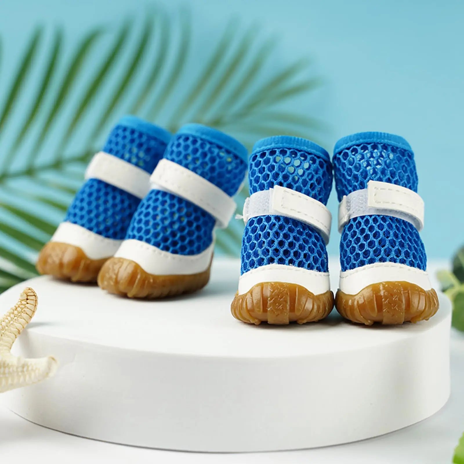 Waterproof Mesh Dog Boots for Hot Pavement